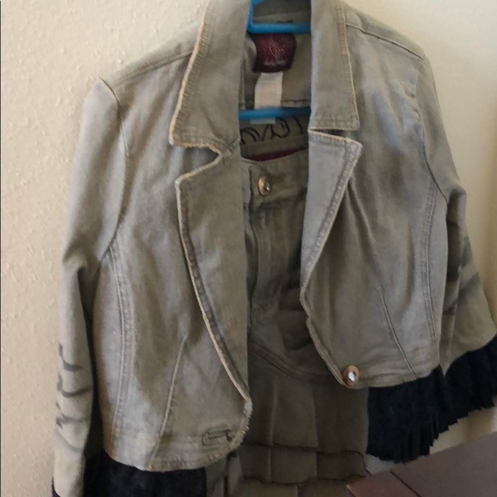 Baby phat skirt and jacket